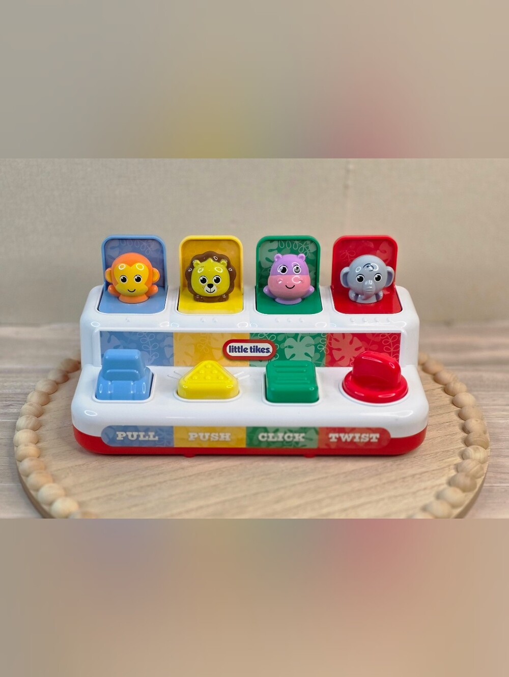 Little Tikes Colorful Pop-Up Animal Activity Toy